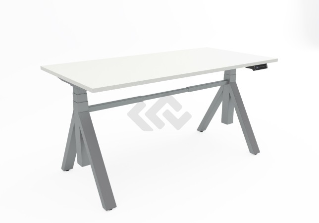 Zit-sta premium elektrisch 120x80cm bureau 