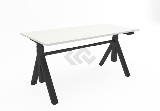 Zit-sta premium elektrisch 120x80cm bureau 